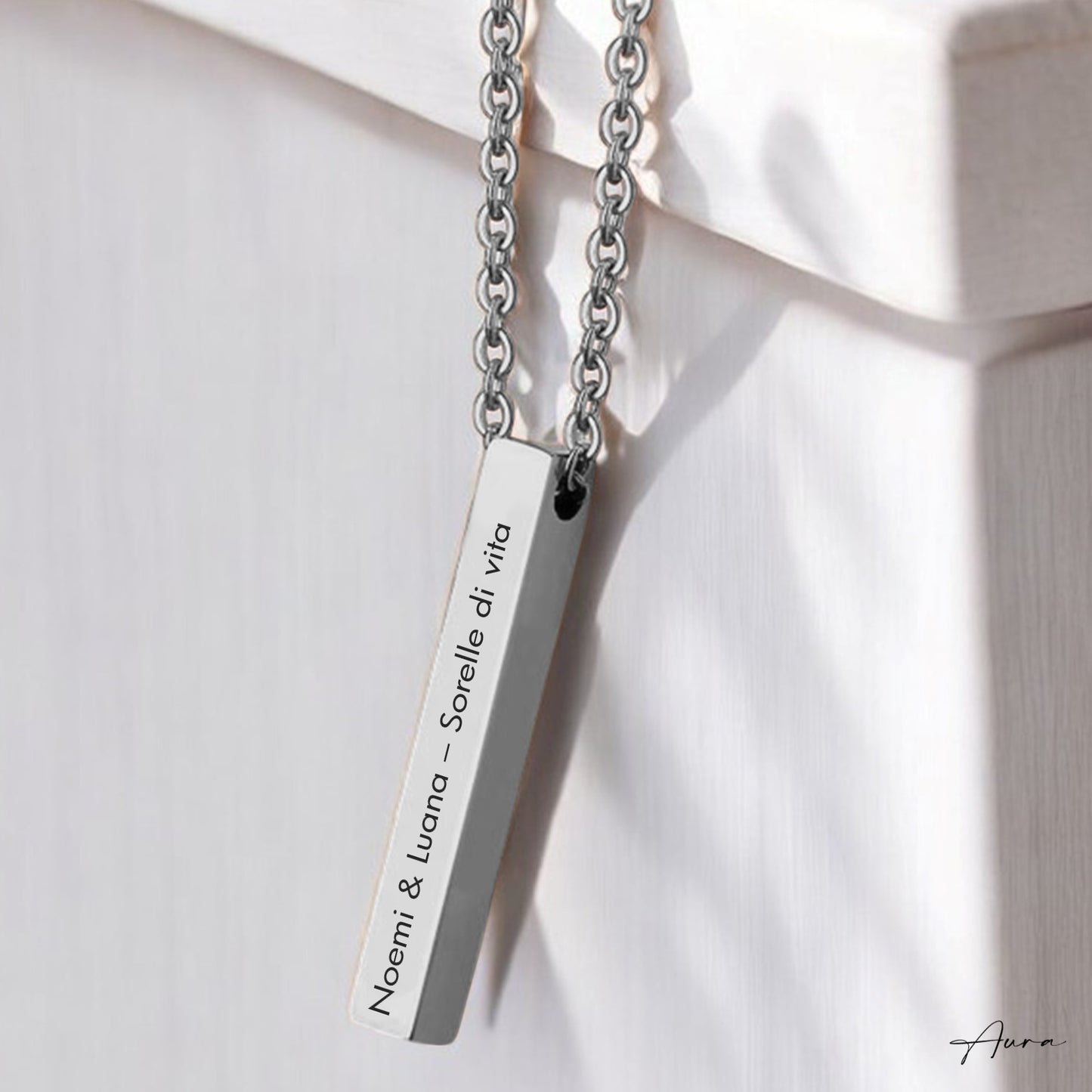 Collana Aura - Finitura Argento