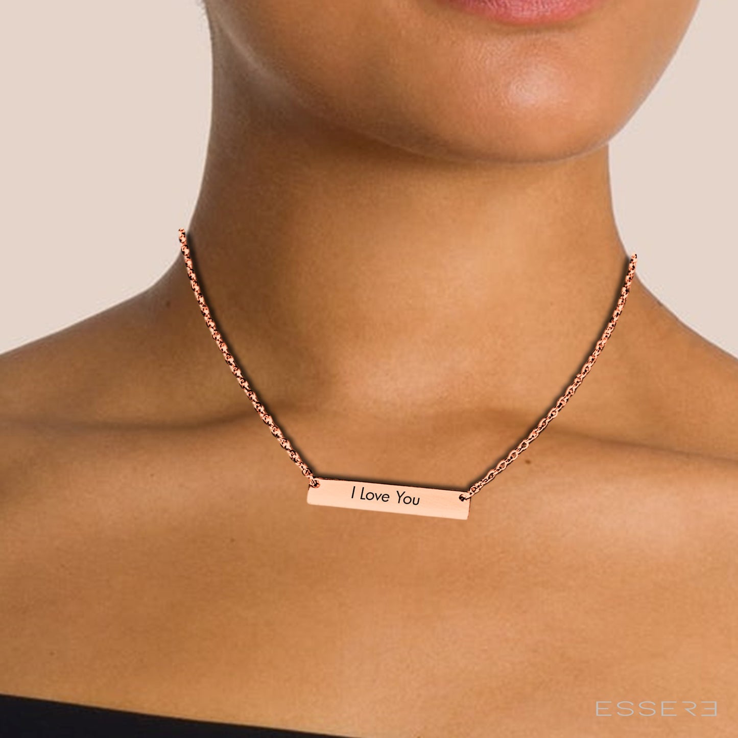 Collana Essere - Finitura Oro Rosa