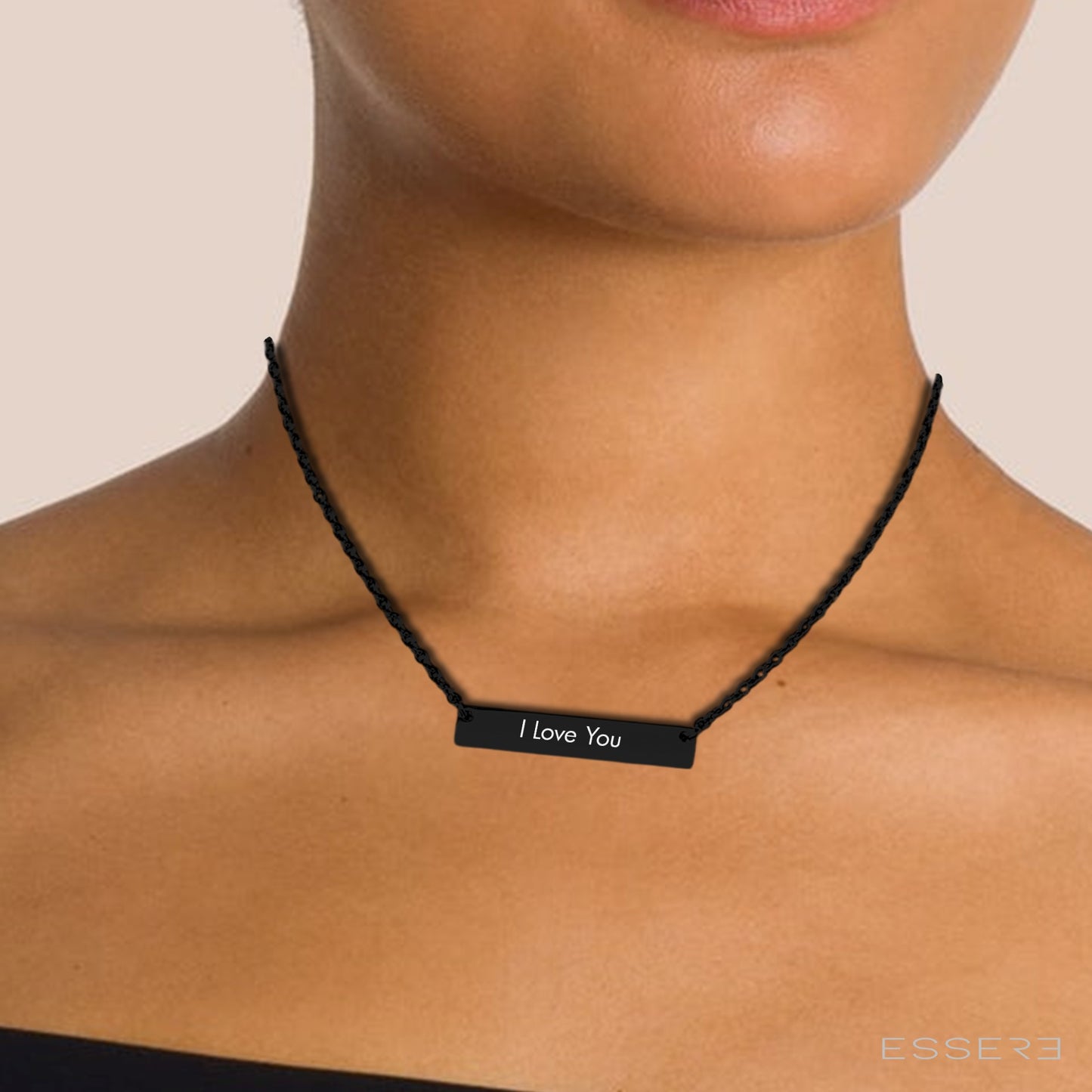 Collana Essere - Finitura Nera