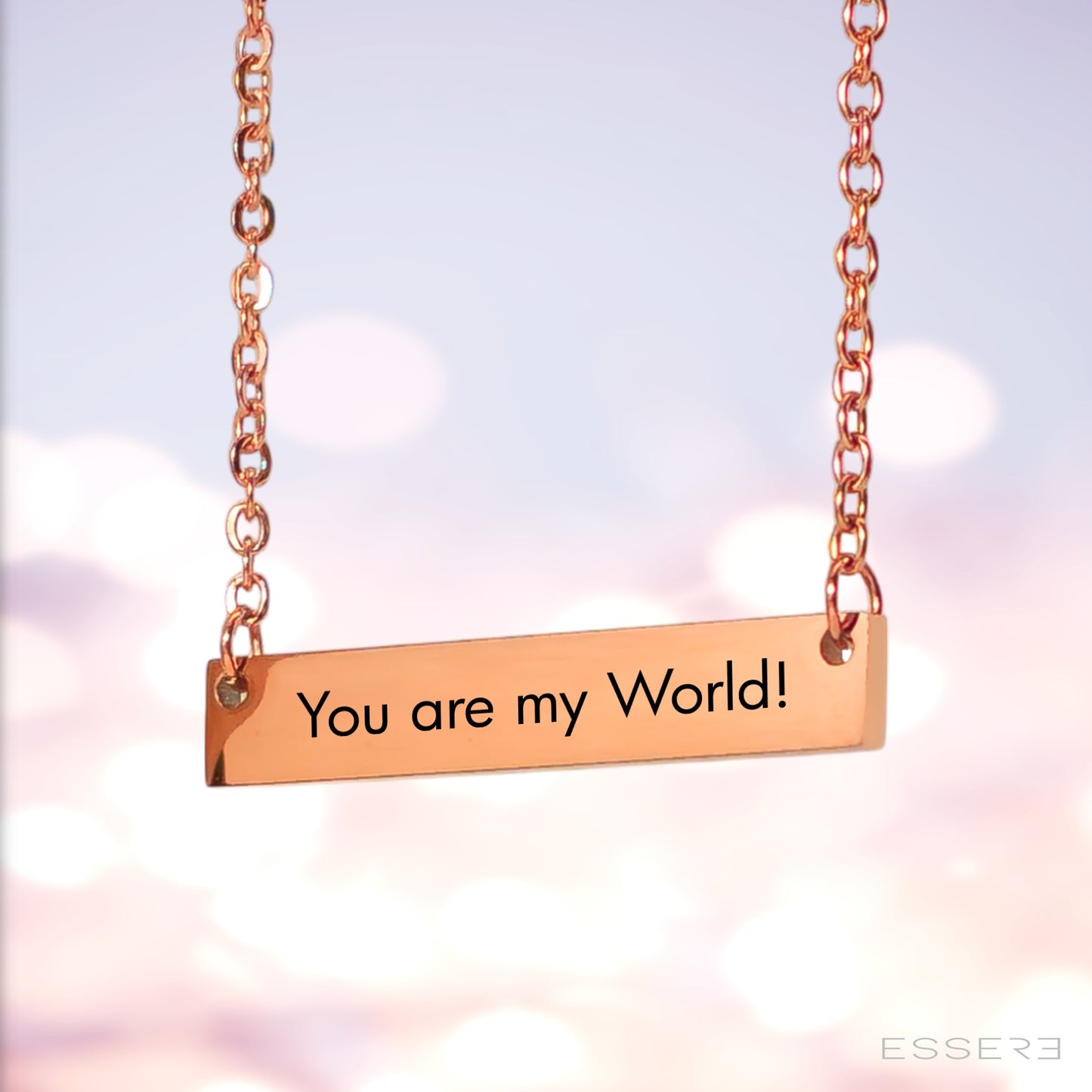 Collana Essere - Finitura Oro Rosa