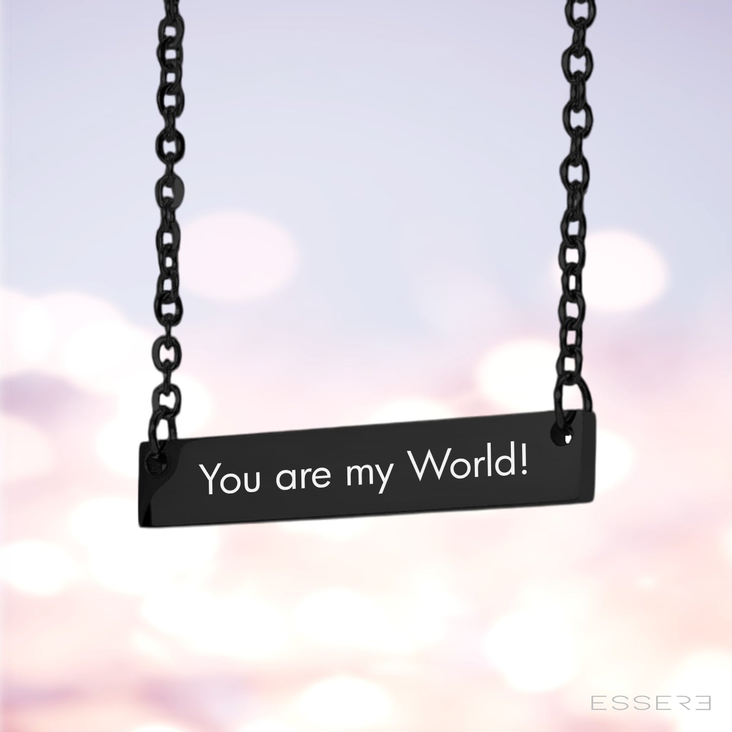 Collana Essere - Finitura Nera