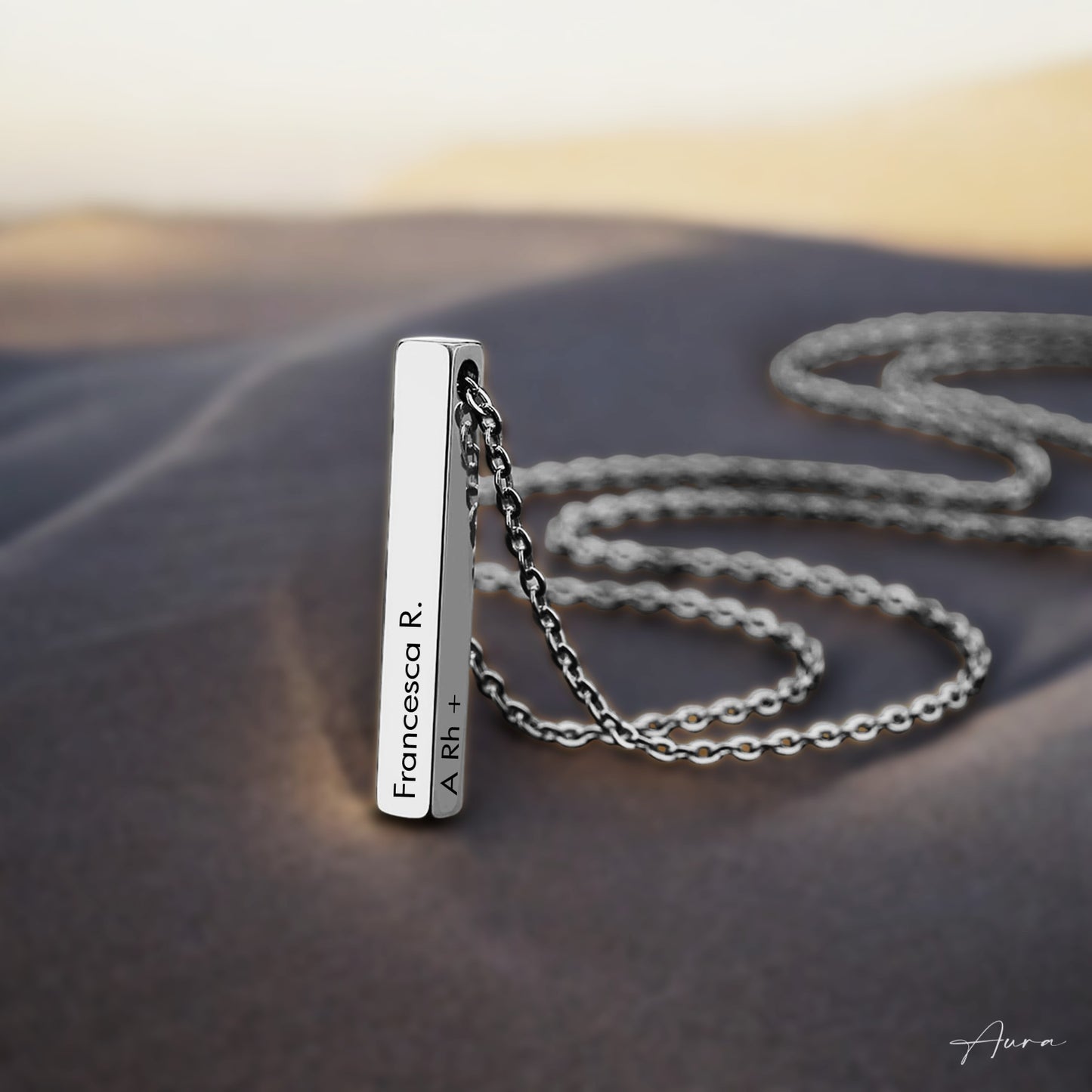 Collana Aura - Finitura Argento